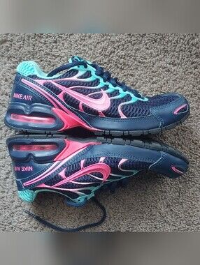 Nike Womens Air Max Torch 4 Shoes Midnight Navy Pink 6.5